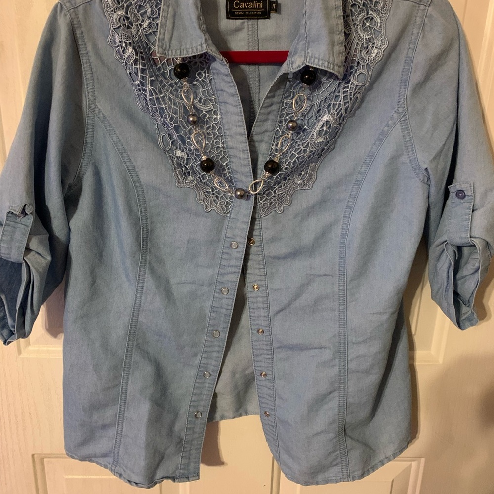 Cavalini blouse by denim & co. - Picture 3 of 4